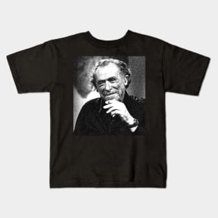 Charles Bukowski - Classic Sketch Kids T-Shirt